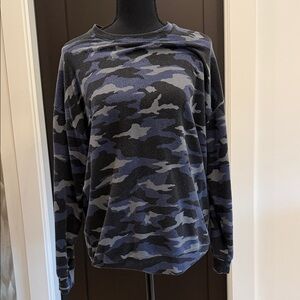 Athleta Navy and Charcoal Hoodie